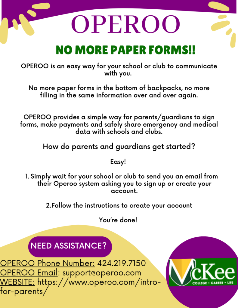 Informative Flyer on Operoo