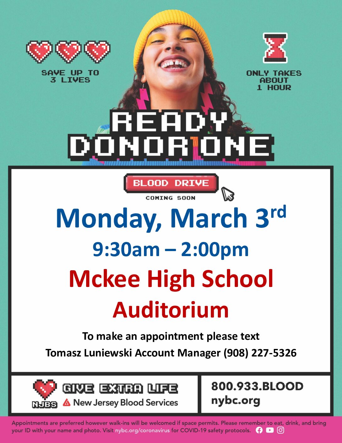 March 3rd Blood Drive