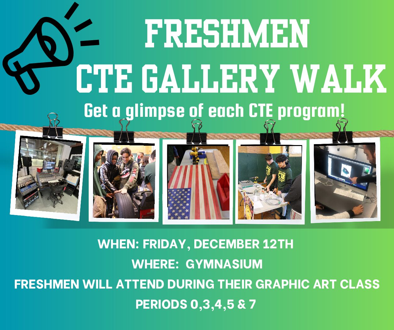 Freshemn CTE Gallery Walk SY 25-26